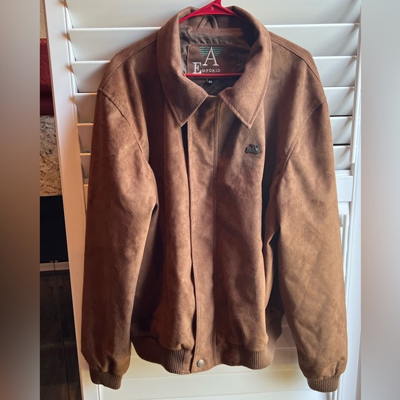 Empirio Collezione Suede Jacket XXL - Picture 1 of 8